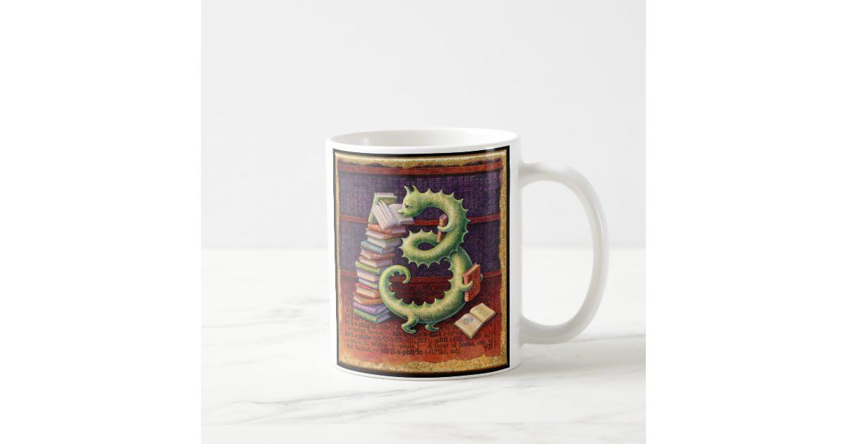 Bookworm Mug: Bibliophile Coffee Mug | Zazzle