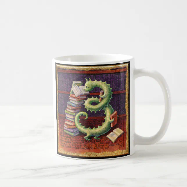 Bookworm Mug: Bibliophile Coffee Mug | Zazzle