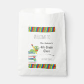 Bookworm on Books, Welcome to Class Favor Bag (Front)