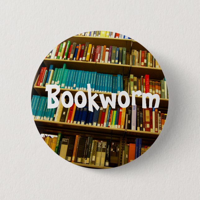 Bookworm Pin (Front)
