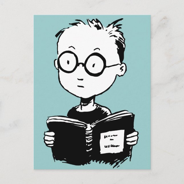 Bookworm Postcard (Front)