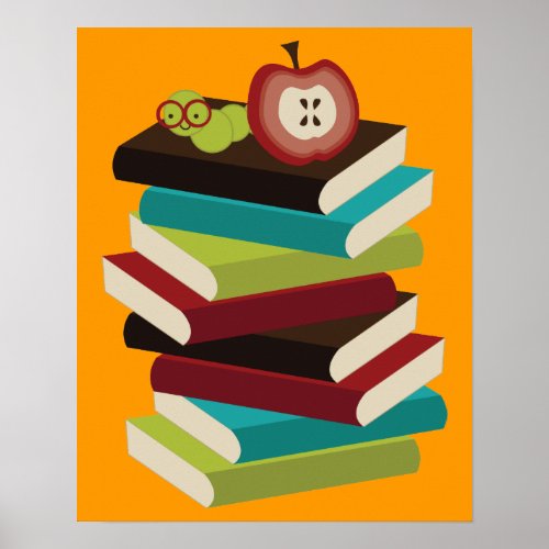 Bookworm Poster for Reading