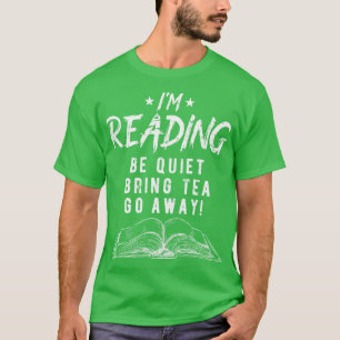 Bookworm Reader Tea Lover Reading Books T-Shirt