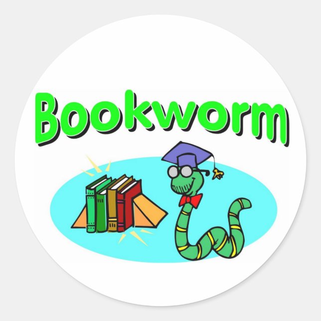 Bookworm Stickers (Front)