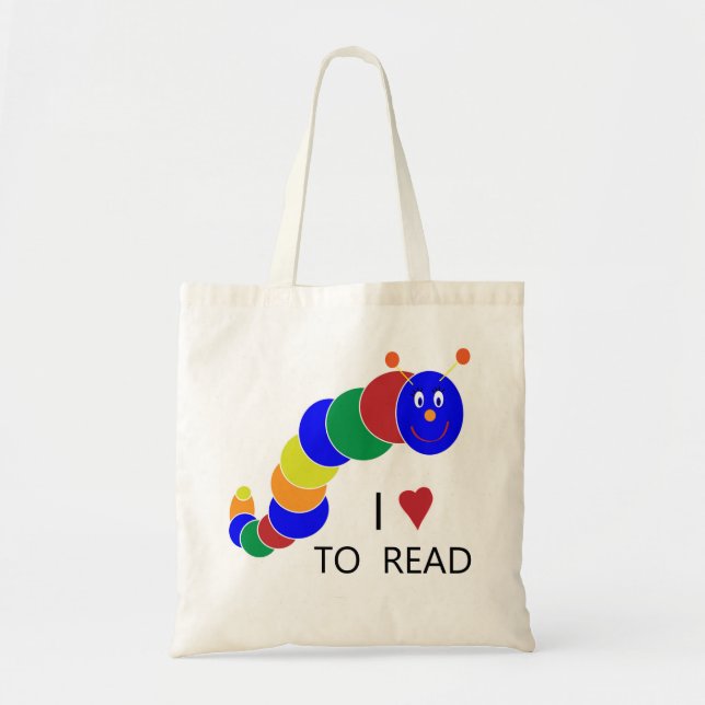Bookworm Tote Bag (Front)