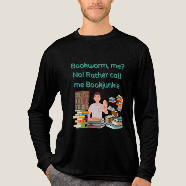 Bookworm Tri-Blend Shirt (Front)