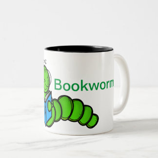 Bookworm Two-Tone Coffee Mug