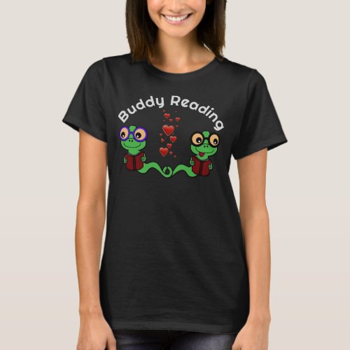 Bookworms Buddy Reading T_Shirt