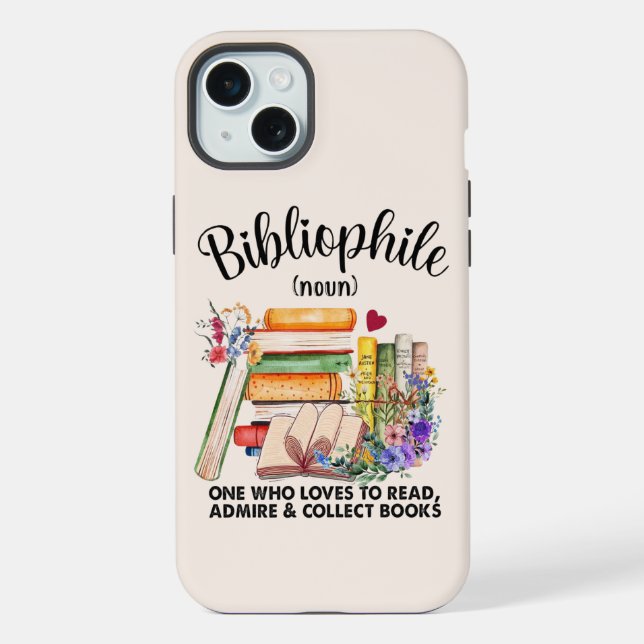 Bookworm's Delight Iphone Case (Back)