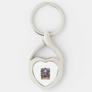 Boology Lab Spooky Science Ghost Scientist Potions Keychain