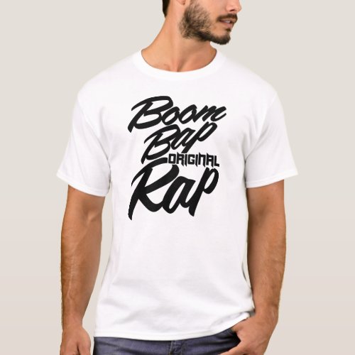 Boom Bap Original Rap T_Shirt