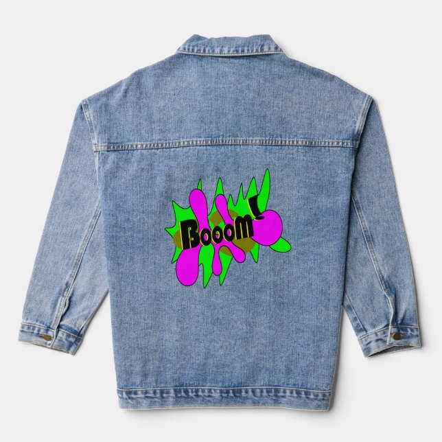 Boom bombarde denim jacket (Back)
