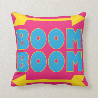 Boom Boom Throw Pillow