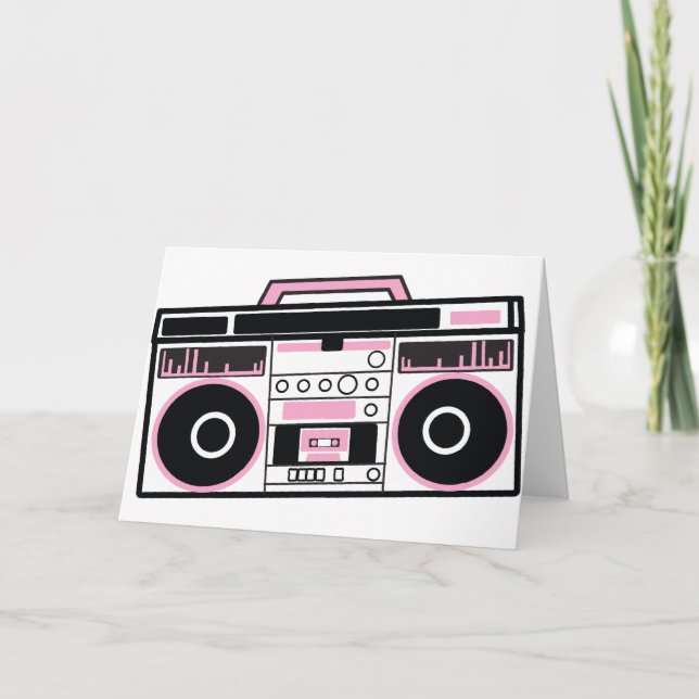 boom box card (Front)
