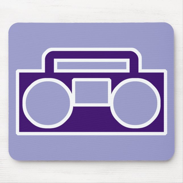 Boom Box Mouse Pad (Front)