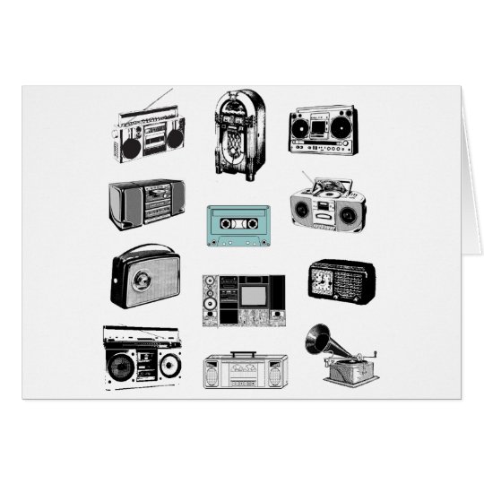 Boom Boxes & Retro Radios Card