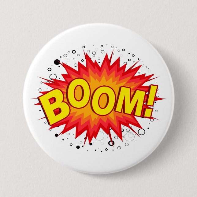 Boom! Button (Front)