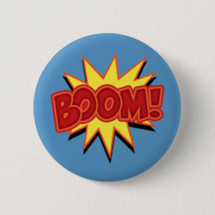 Boom Buttons & Pins - No Minimum Quantity | Zazzle