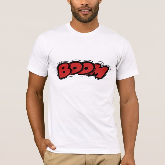 Boom Cartoon Comic Style T-Shirt (Front)
