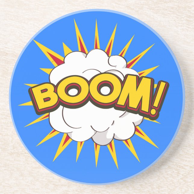 Boom! Cartoon Explosion Coaster (Front)