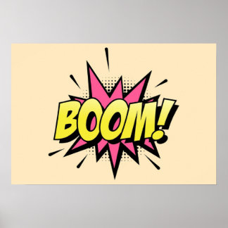 Boom comic poster