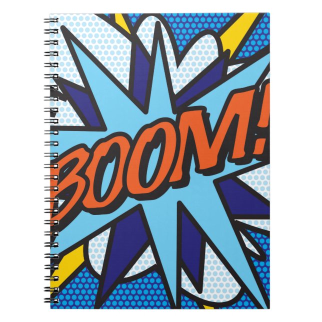 BOOM Fun Retro Comic Book Pop Art (Front)