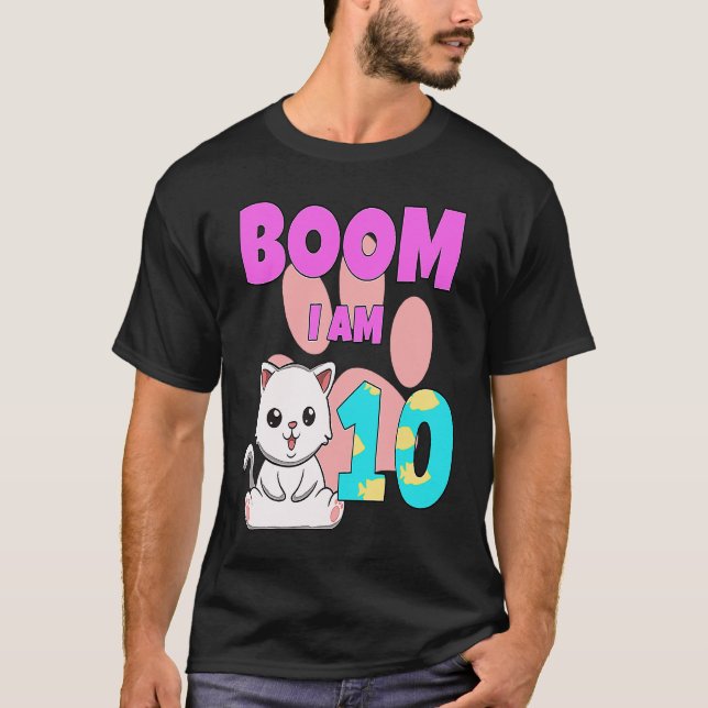 Boom Im 10 Cat T-Shirt (Front)