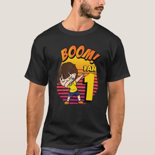 Boom Im 1 Birthday Boy 1st Birthday Party  1 T_Shirt