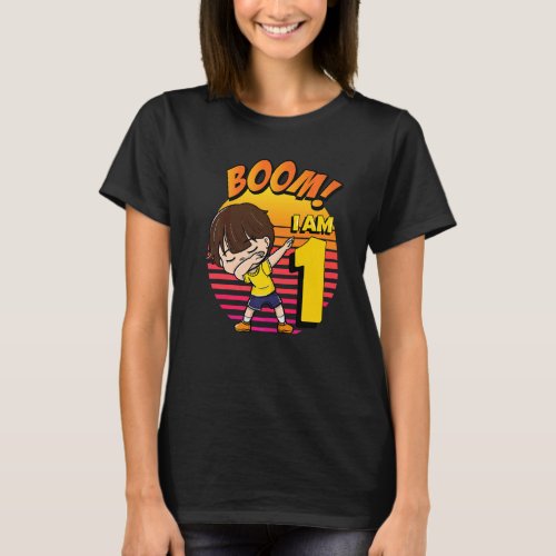 Boom Im 1 Birthday Boy 1st Birthday Party  1 T_Shirt