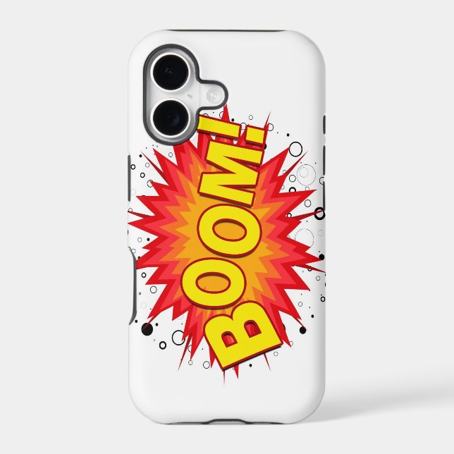 Boom! Iphone Case (Back)