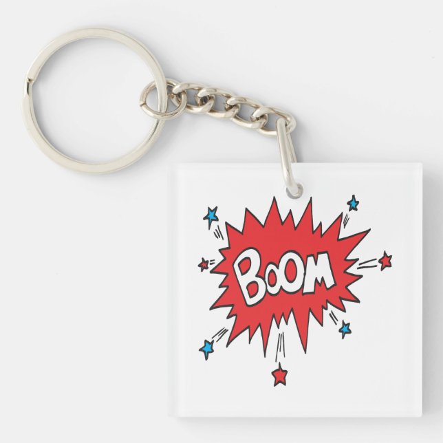 Boom Keychain (Front)
