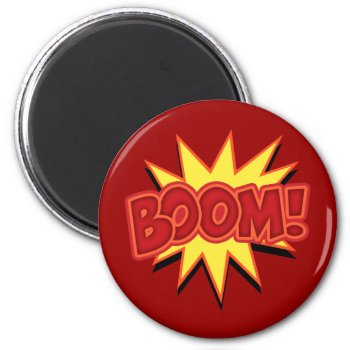 Boom! Magnet by kbilltv at Zazzle