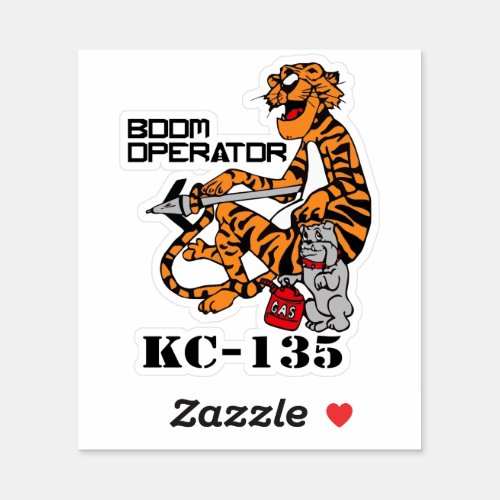 Boom Operator KC_135 Sticker