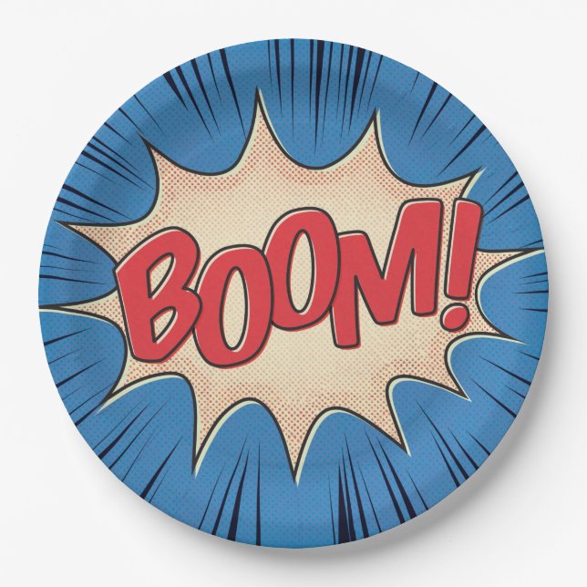 BOOM! PAPER PLATES (Front)