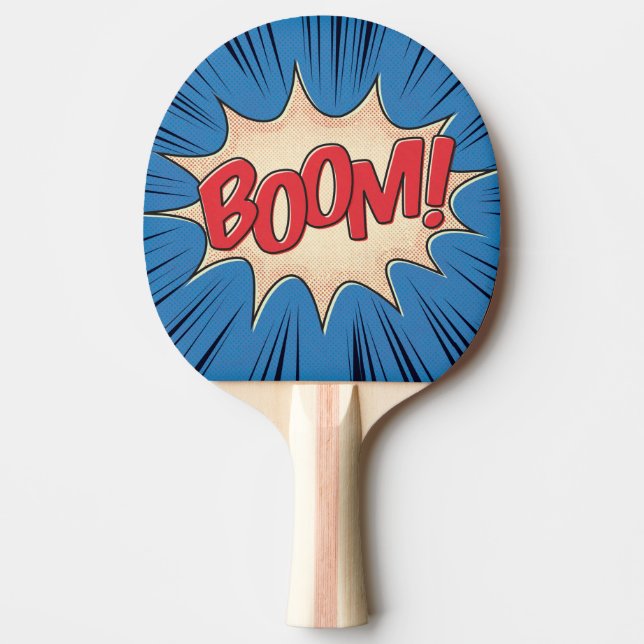 Boom! Ping Pong Paddle (Front)