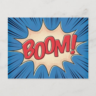 Boom! Postcard