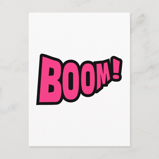 Boom Postcard (Front)