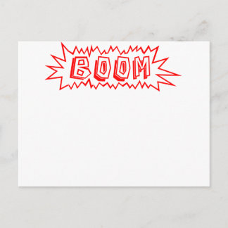 Boom! Postcard