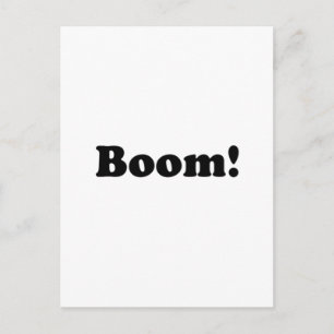 Boom! Postcard