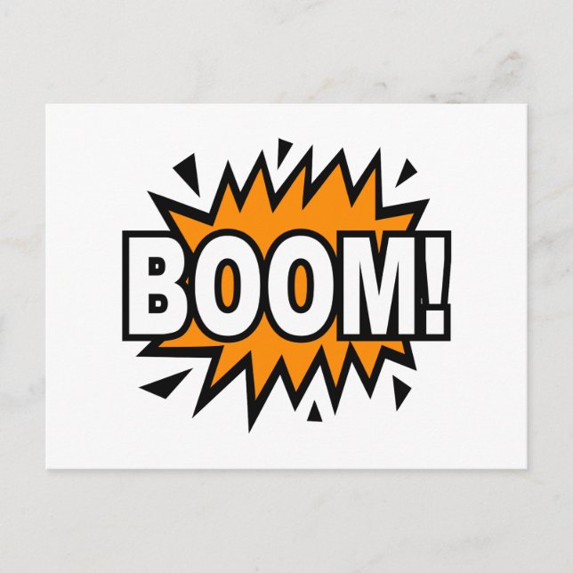 Boom Postcard (Front)