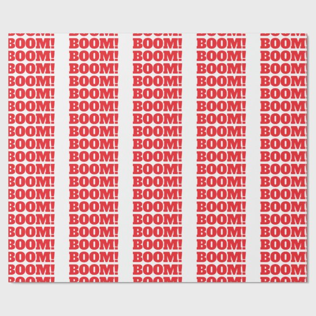 BOOM Professional elegant modern minimalist plain Wrapping Paper (Flat)