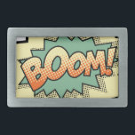 boom rectangular belt buckle<br><div class="desc">Boom!</div>