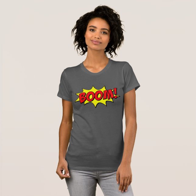 BOOM! Retro Pop Art Energy Tee (Front Full)