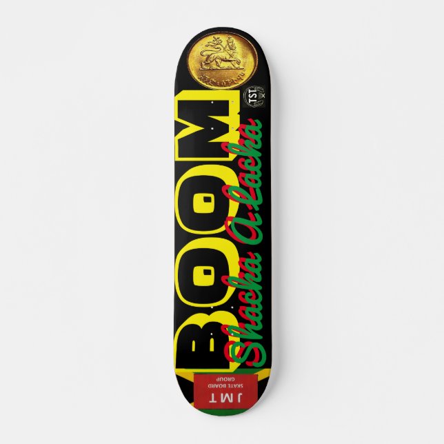 BOOM SHACK A LACKA 7 3/4" Skateboard Deck (Front)