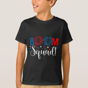 Boom Squad 4th Of July Shirt Fireworks Independenc