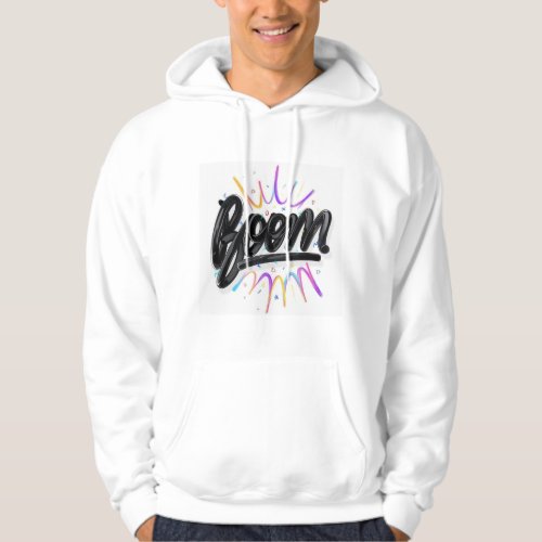 Boom sticker  hoodie