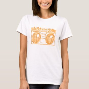 Boombox 1 T-shirt by Method77 at Zazzle