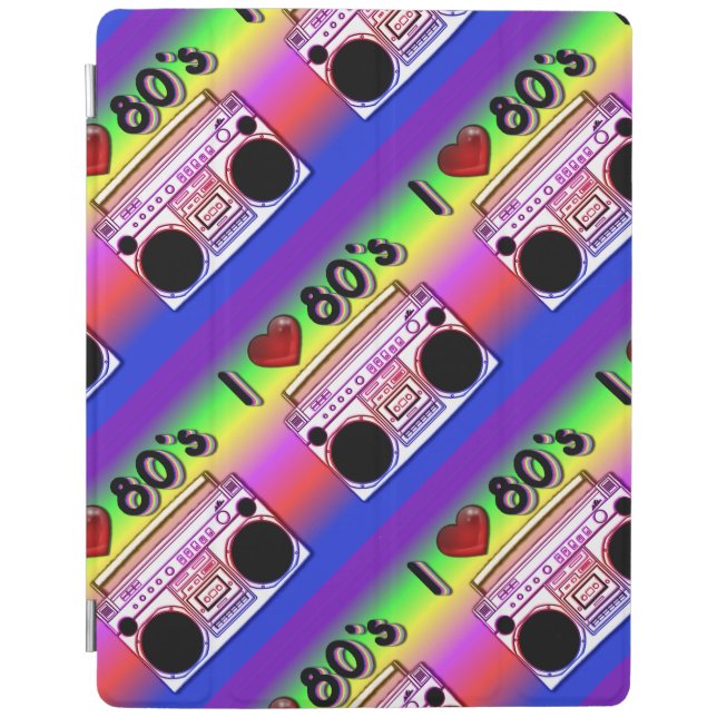 Boombox 80's Retro iPad Cover (Front)