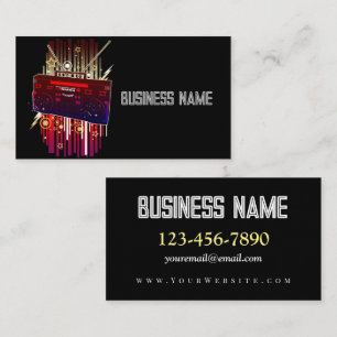 Boombox Blast Business Card