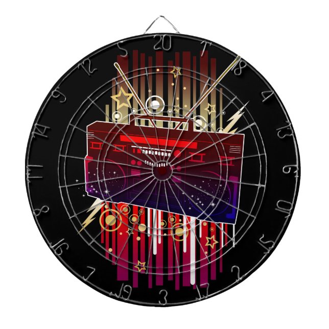Boombox Blast  Dart Board (Front)